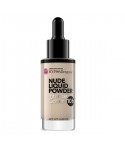 Base de maquillaje hipoalergénica mate Nude Liquid Power (varios tonos)