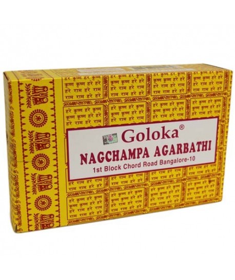 Incienso Goloka está hecho a mano en la India, Bangalore.