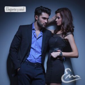 135 elegante y azul perfume