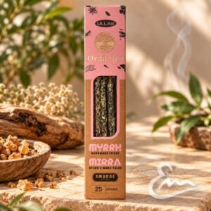 incienso orgánico de mirra ullas – smudge sticks 25 g