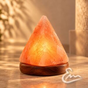 mini lámpara pirámide de sal del himalaya con usb – luz multicolor