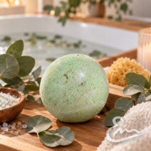 bola bano natural eucalipto