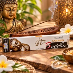 Incienso Golden Buddha Vijayshree – 15 g