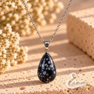 collar obsidiana copo nieve gota acero inoxidable.jpg (1)